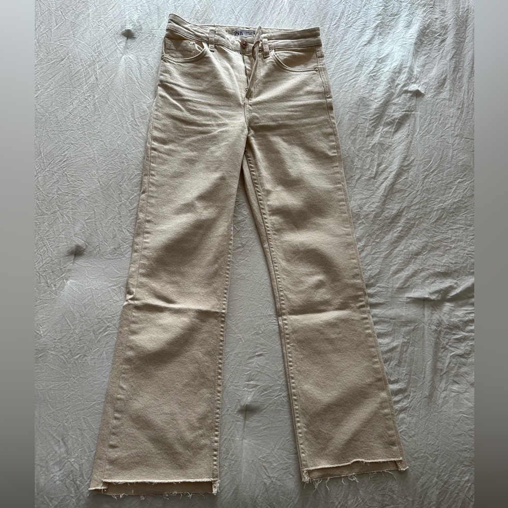 Zara Ecru Jeans